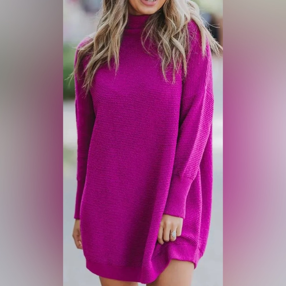 BUDDYLOVE MOCK NECK SWEATER DRESS